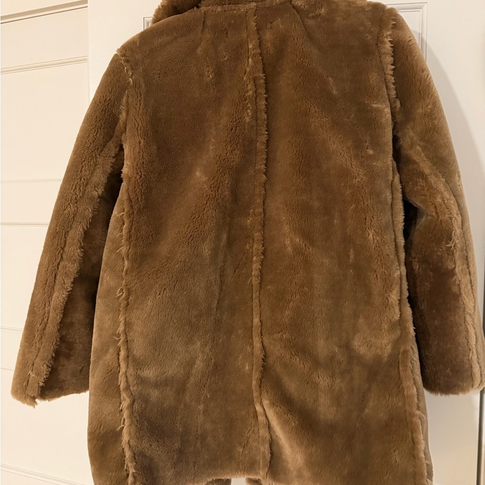J. Crew faux fur Peacoat - Picture 2 of 5
